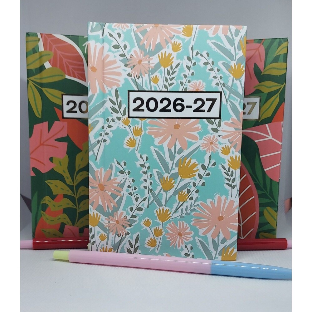 2026-27 Weekly/Daily Planner
Set with Ballpoint Pens JAN
2026 thru DEC 2027 NWT
